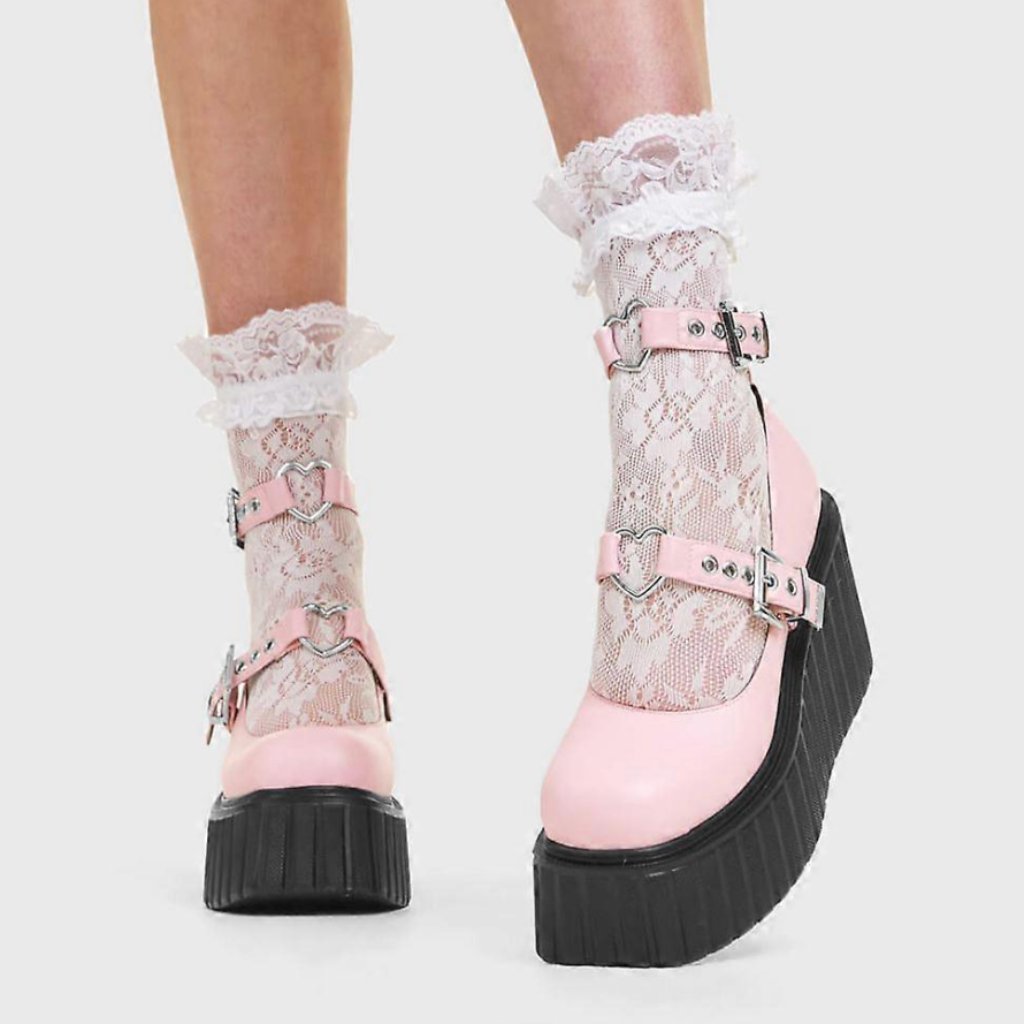 Persuasive Chunky Platform Creeper Shoes (Us 5)